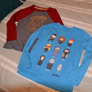 Two kids Size Small Harry Potter tops
